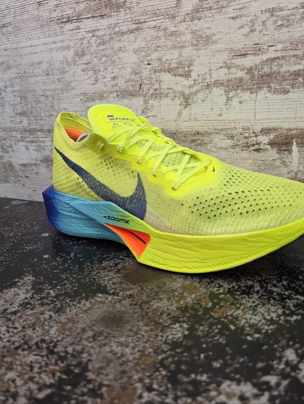 Mens Nike VaporFly 3 Running Shoes Sz 10 Used Marathon Distance Relay - Picture 2 of 6